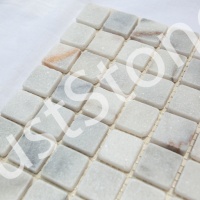 Мозаїка з мармуру Матова МКР-2СВ (23x23) White Mix