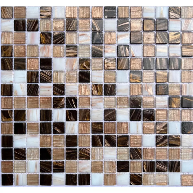 Мозаїка скляна V-MOS FE070 Luminis Brown Mozaico de Lux
