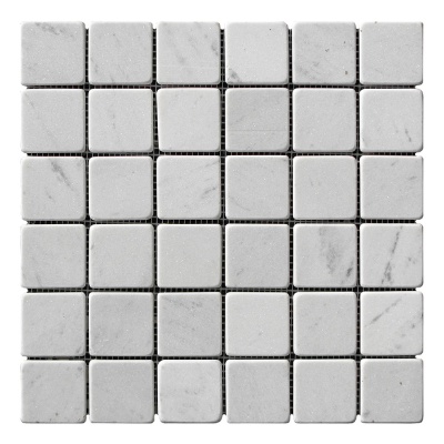 Мозаика из мрамора Матовая МКР-3СВ (47x47) White Mix