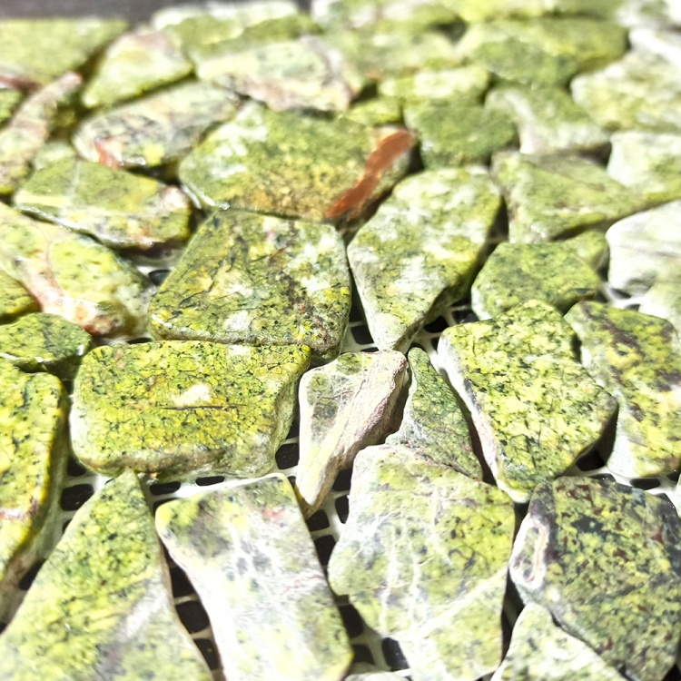 Мозаїка з мармуру Матова МКР-ХСВ (хаотична) Bidasar Green