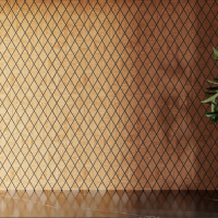 Мозаика из керамогранита Kotto Ceramica MI7 30500311C Dorato  300 x 300 х 10  ( ромб 30 x 50 )