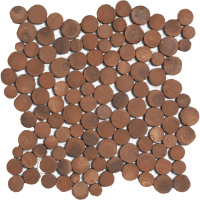 Мозаика из керамогранита Kotto Ceramica MI7 14300716C Noce 300 x 300 х 10 (круг d 14-30)