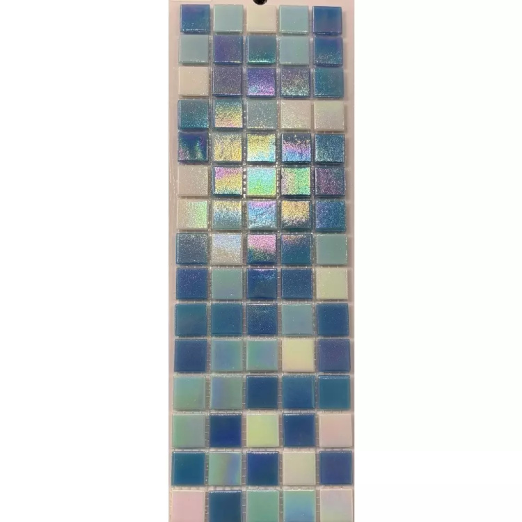 Мозаика стеклянная V-MOS CH002 Vitreo Blue Mozaico de Lux