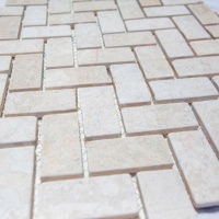 Мозаика из мрамора Матовая МКР-5СВ (47x23) Victoria Beige