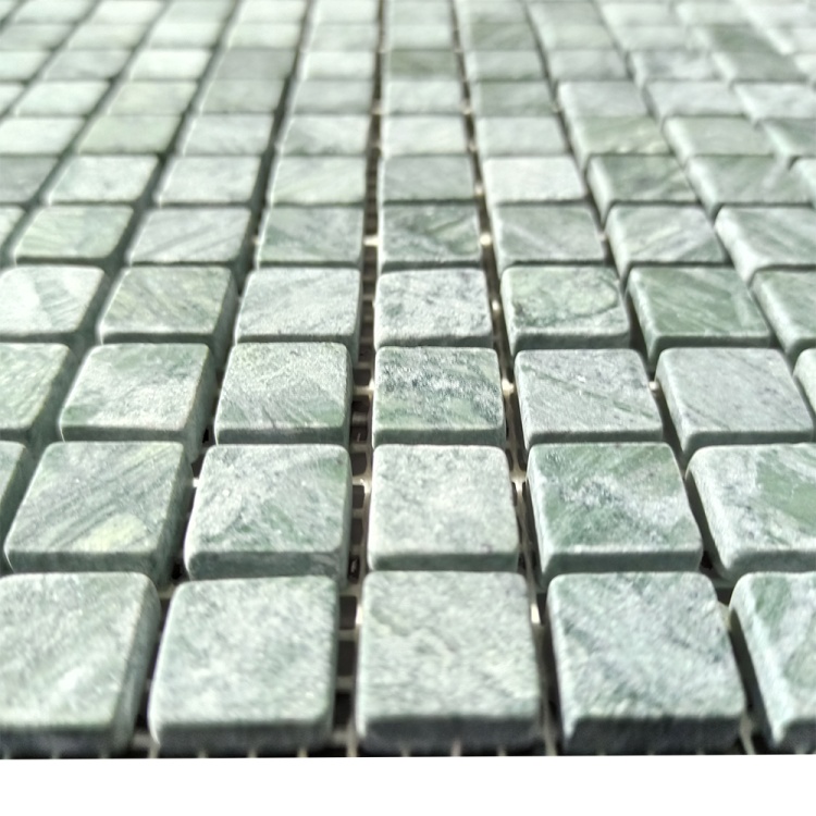 Мозаика из мрамора Матовая МКР-4СВ (15x15) Verde Guatemala