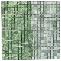 Мозаика из мрамора Матовая МКР-4СВ (15x15) Verde Guatemala