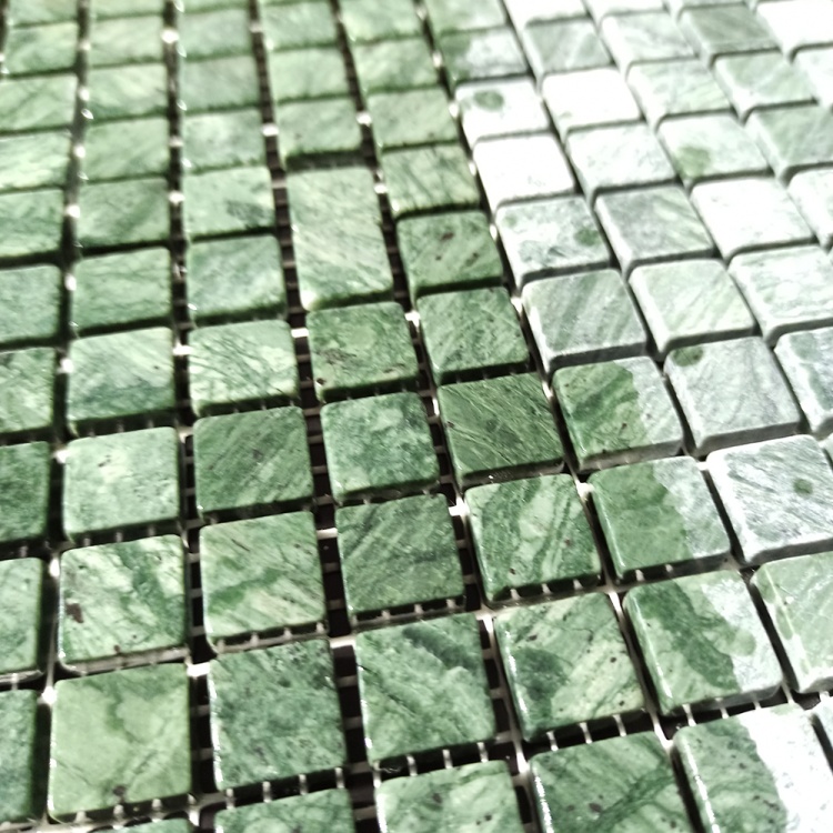 Мозаика из мрамора Матовая МКР-4СВ (15x15) Verde Guatemala