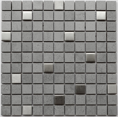 Мозаїка керамічна Kotto Ceramica СМ 3026 C2 grey/metal mat 300 х 300 х 8 ( 25 х 25 )