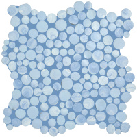 Мозаика из керамогранита Kotto Ceramica MI7 14300719C Lapislazzuli  300 x 300 х 10 (круг d 14-30)
