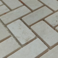 Мозаика из мрамора Матовая МКР-5СВ (47x23) Victoria Beige MB