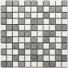 Мозаика керамическая Kotto Ceramica СМ 3030 C2 gray/white  300 х 300 х 8   ( 25 х 25 )