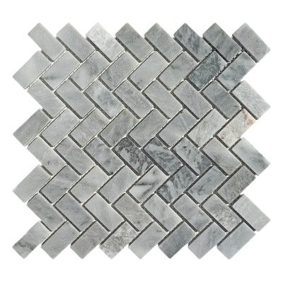 Мозаїка з мармуру Матова МКР-5СВ (47x23) Grey Mix
