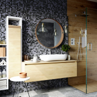 Мозаика стеклянная Kotto Ceramica GMP 0425004 С3 print 3/grey nd/grey nw   300 x 300 х 4    ( 25 х 25 )
