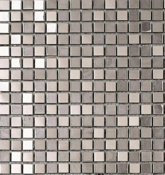 Мозаика Dune 185647 Metalic Silver 30.1*30.1 серебристая