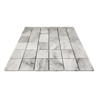 Мозаика из мрамора Матовая МКР-3СН (47x47) White Mix
