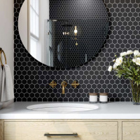 Мозаїка керамічна Kotto Ceramica HEXAGON H 6022 Grafit Black 295 х 295 х 9