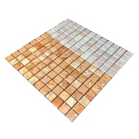 Мозаика из мрамора Матовая МКР-2СВ (23x23) Terracotta Mix