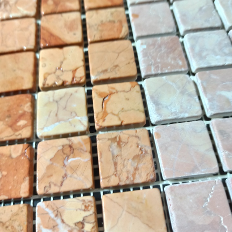 Мозаїка з мармуру Матова МКР-2СВ (23x23) Terracotta Mix