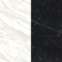 Портал для каміна Bravo Ріо Volakas + Nero Marquina мармур білий/чорний прямий