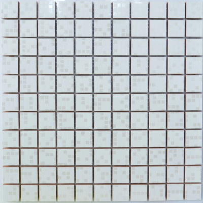 Мозаика декоративная Kotto Ceramica СМ 3038 С Pixel White  300 х 300 х 8   ( 25 х 25 )