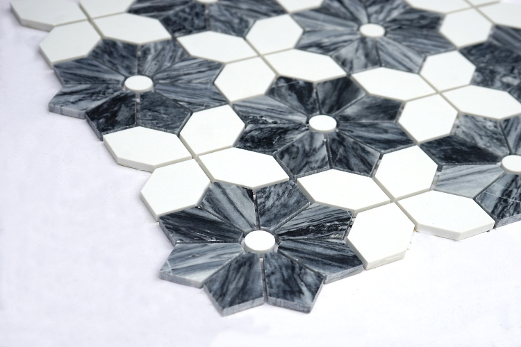 Мозаика мраморная CL-MOS CCLAYRK25003 Mozaico de Lux