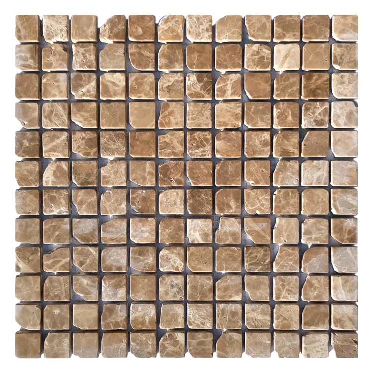 Мозаика из мрамора Матовая МКР-2СВА (23x23) Emperador Light