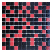 Мозаика из стекла AquaMo MX25-1/09/21 Random 25x25x4 (317x317) мм глянцевая на сетке