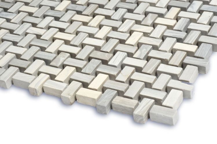 Мозаика из керамогранита Kotto Ceramica MI7 10200402C Grigio Freddo  300 x 300 х 10 ( прямоугольник 10 x 20 )