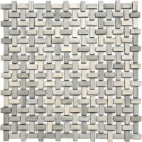 Мозаика из керамогранита Kotto Ceramica MI7 10200402C Grigio Freddo  300 x 300 х 10 ( прямоугольник 10 x 20 )