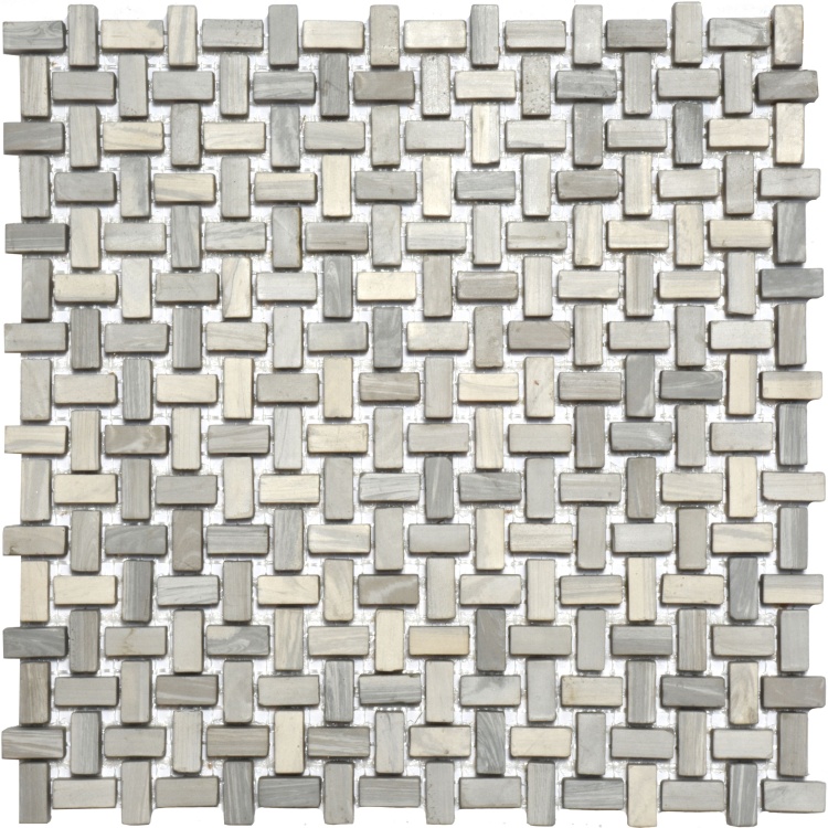 Мозаика из керамогранита Kotto Ceramica MI7 10200402C Grigio Freddo  300 x 300 х 10 ( прямоугольник 10 x 20 )