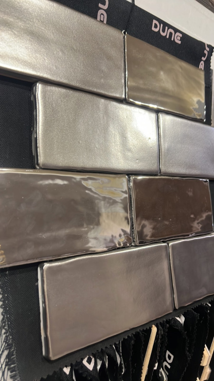 Мозаика Dune 187279 Charm 30*30 серебристая керамическая