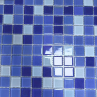 Мозаїка скляна V-MOS A027 Lucent Blue Mozaico de Lux