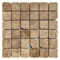 Мозаика из мрамора Матовая МКР-3СВА (47x47) Emperador Light