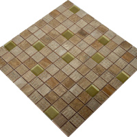 Мозаика декоративная Kotto Ceramica СМ 3040 С2 Brown/Gold  300 х 300 х 9   ( 25 х 25 )
