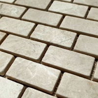 Мозаика из мрамора Матовая МКР-11СВ (47x23) Victoria Beige MB