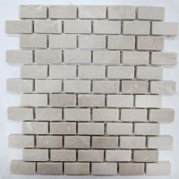 Мозаїка Vivacer N2 Beige Marble Mosaic Tumbled Basket Brick