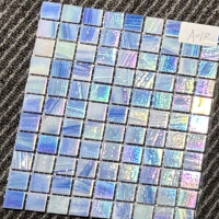 Мозаика стеклянная V-MOS A010 Lucido Blue Mozaico de Lux Мозаика стеклянная V-MOS A010 Lucido Blue Mozaico de Lux