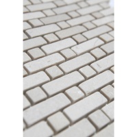 Мозаика Vivacer N21 Beige Marble Tumbled Brick Point