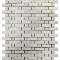 Мозаика Vivacer N21 Beige Marble Tumbled Brick Point