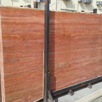 Travertine Persian Red CC, Слэб травертина (сляб) 20мм