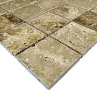 Мозаика из травертина Полированная МКР-3П (47x47) Travertine Classic