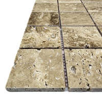 Мозаика из травертина Полированная МКР-3П (47x47) Travertine Classic