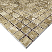 Мозаика из травертина Полированная МКР-4П (15x15) Travertine Classic