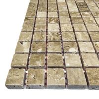 Мозаика из травертина Полированная МКР-4П (15x15) Travertine Classic