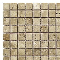 Мозаика из травертина Полированная МКР-4П (15x15) Travertine Classic