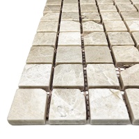 Мозаїка з мармуру Антик МКР-2СВА (23x23) Victoria Beige MB