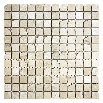 Мозаїка з мармуру Антик МКР-2СВА (23x23) Victoria Beige MB