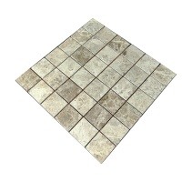 Мозаика из мрамора Полированная МКР-3П (47x47) Emperador Light G