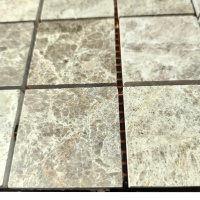 Мозаика из мрамора Полированная МКР-3П (47x47) Emperador Light G