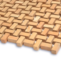 Мозаика из керамогранита Kotto Ceramica MI7 10200411C Dorato  300 x 300 х 10 ( прямоугольник 10 x 20 )